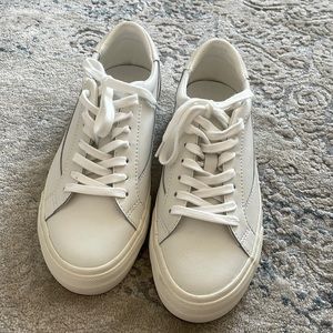 Never worn white sneakers